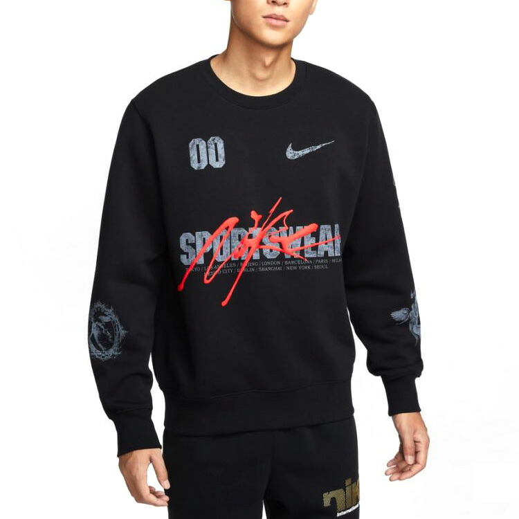 ナイキ トレーナー スウェット クルーネック NIKE NSW クラブ BB OC 3 プルオーバー L/S クルー トップス 裏起毛 長袖 グラフィック (nike トレーナー メンズ レディース IF1766 2025 新作)｜LATTACHE