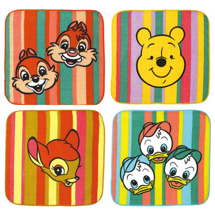 ミニタオル レトロ MNT2 Disney ディズニー プチタオル ハンカチ【ラッピング不可】画像
