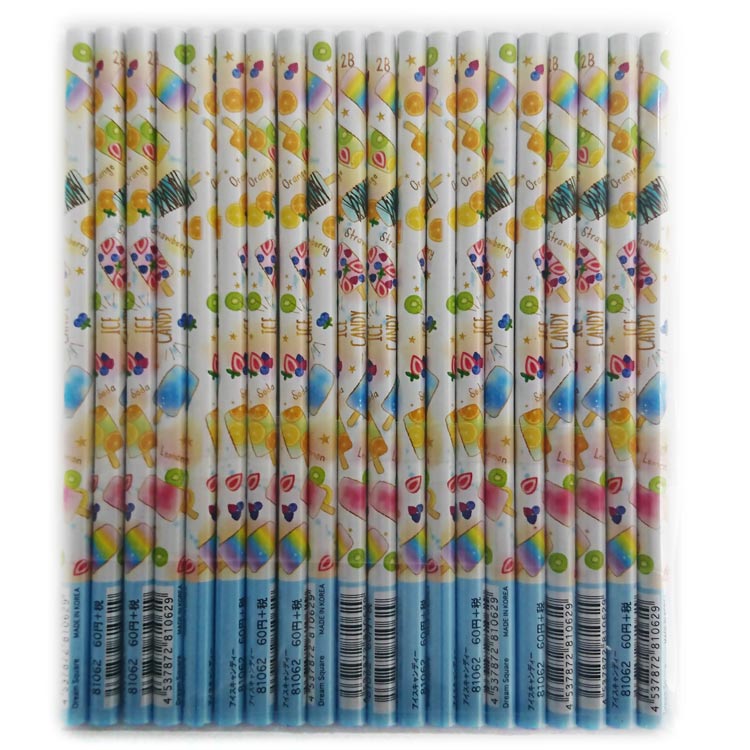 楽天市場】1Pack 20本入り ファンシー文具 オリジナル鉛筆 2B ほわほわ