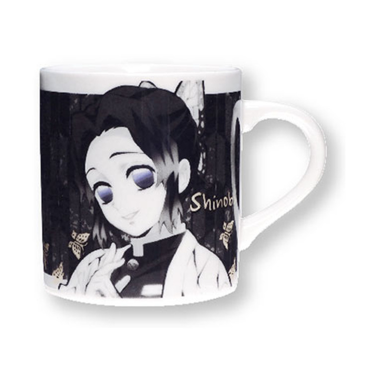 楽天市場 鬼滅の刃 グッズ モノクロームマグ 胡蝶しのぶ キャラクターズショップ ラフラフ