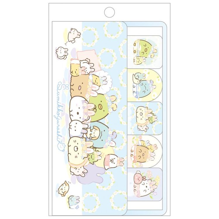 楽天市場 すみっコぐらしグッズ インデックス付箋メモ Mh ふしぎなうさぎのおにわ キャラクターズショップ ラフラフ