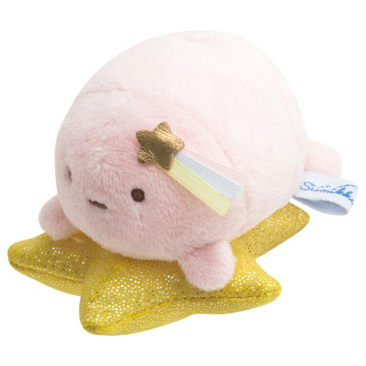 楽天市場 8月中旬以降 出荷 お１人様３点限り すみっコぐらしグッズ てのりぬいぐるみ たぴおか ピンク 星空さんぽ すみっコぐらしコレクション キャラクターズショップ ラフラフ