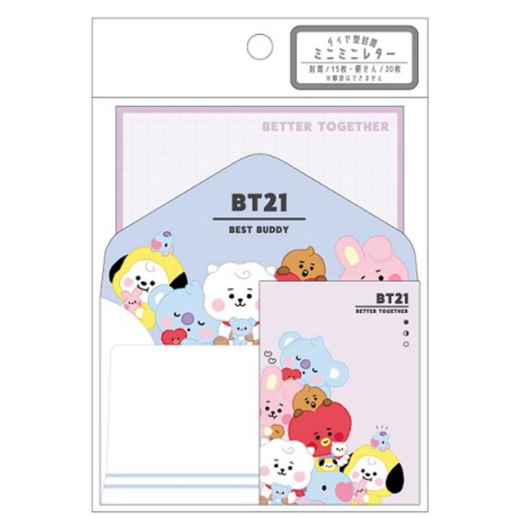 楽天市場】BT21 グッズ パタパタメモ チェック 068377 : キャラクターズショップ ラフラフ