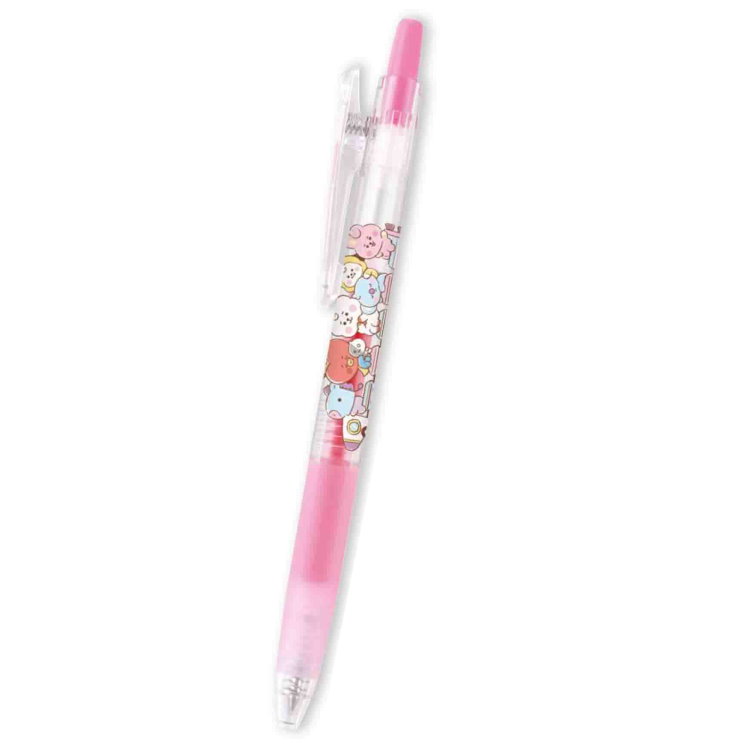 楽天市場 Bt21 グッズ ジュース0 5mmボールペン ベビーピンク Juice キャラクターズショップ ラフラフ