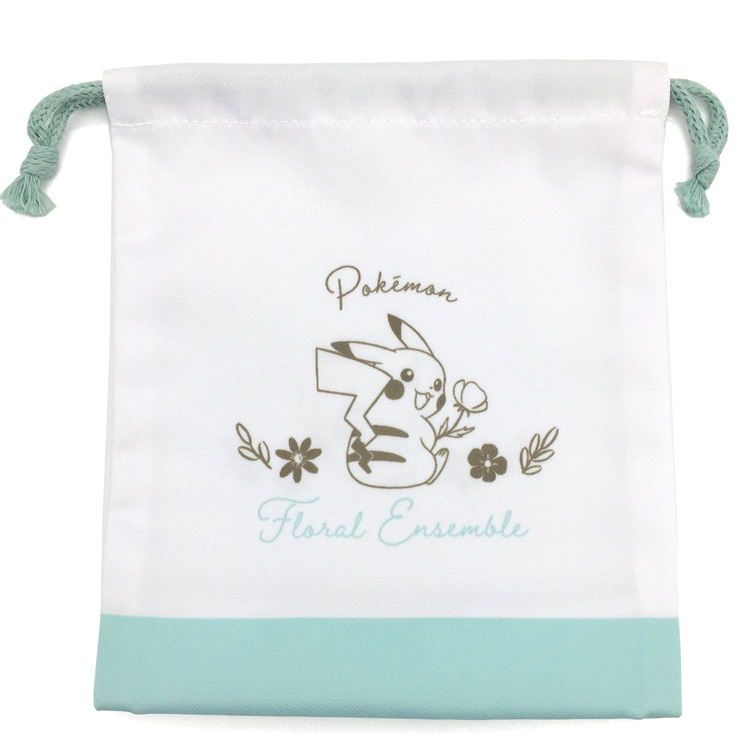 ポケットモンスター ポケモン 抗菌マチ付き巾着 Floral Ensemble 98 以上節約