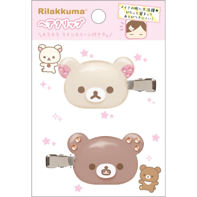 リラックマ ヘアクリップ コリラックマ&チャイロイコグマ