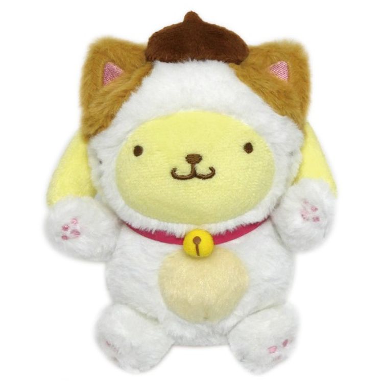 レア　希少　サンリオ　ポムポムプリン　非売品　プライズぬいぐるみ　猫着ぐるみ ポムポムプリン」のセガプライズ新作ぬいぐるみは抱きしめたく