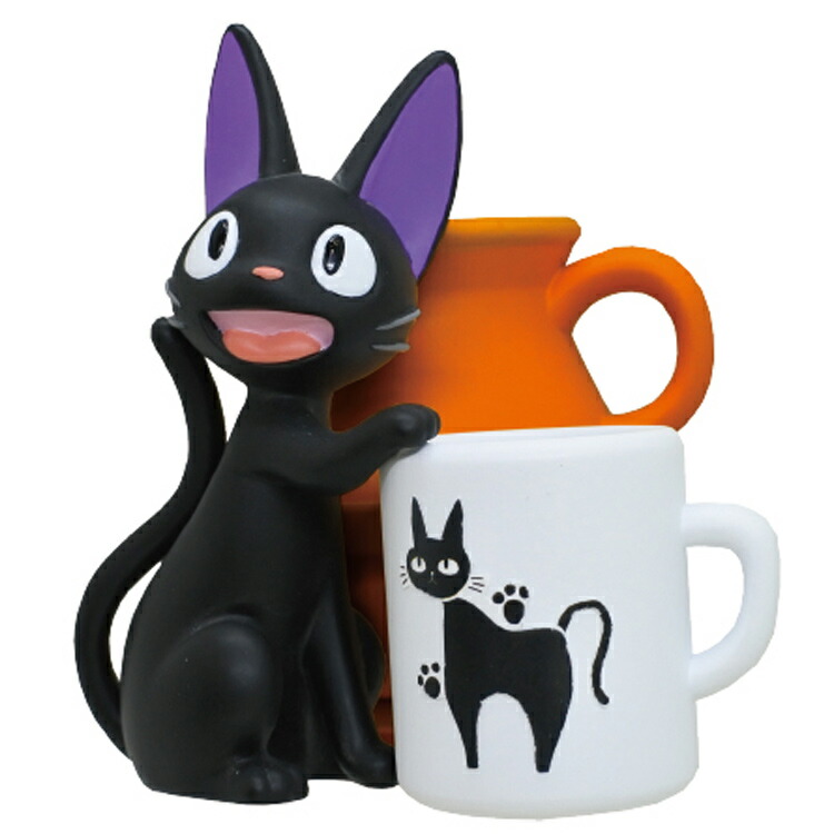 ジブリ希少 魔女の宅急便 ジジ リアルファンタジー　ライトアップ 楽天市場】魔女の宅急便ジジ印鑑立て スタジオジブリ ジブリの世界観