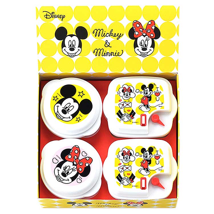 楽天市場】ミッキー＆ミニー ポップトーン 電子レンジ容器 4PC(MM-108