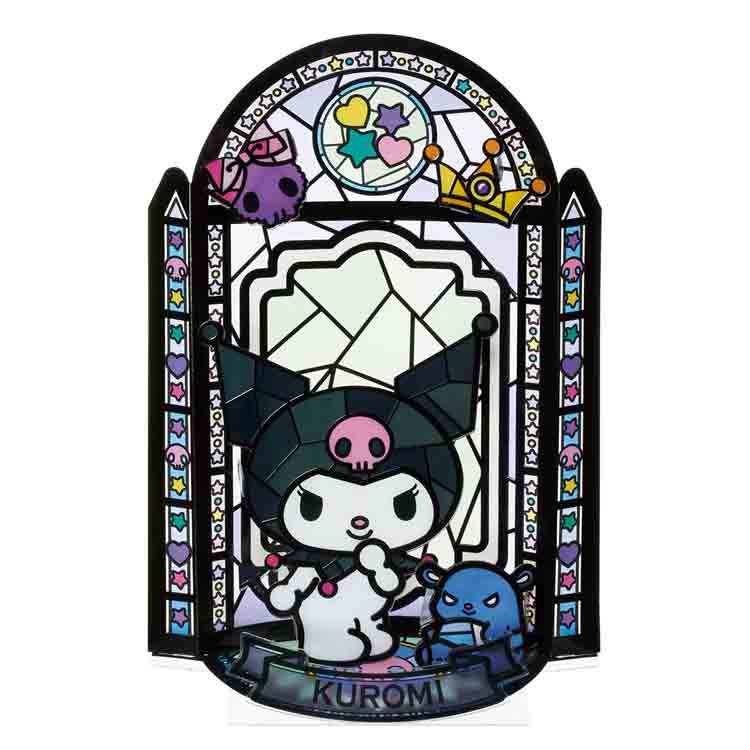 【楽天市場】クロミ クミテラ 226926 kumitera KUROMI くろみ ステンドグラスシリーズ ペーパークラフトキット 光 工作