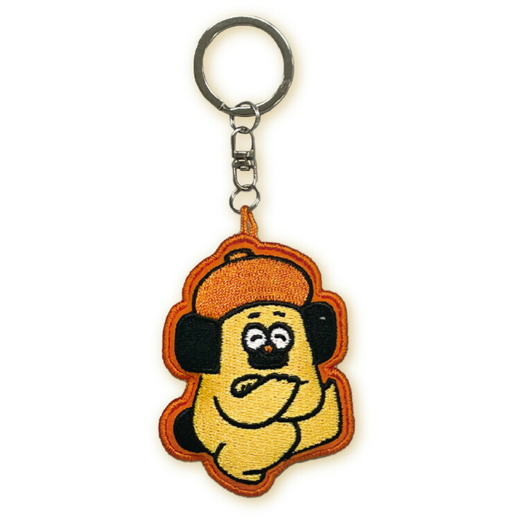 楽天市場】おひげのポン 刺繍 マスコット キーチェーン