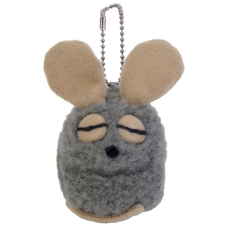 新品　レオレオニ　ふかふか フレデリック マスコット グレー キーホルダー レオ・レオニ ふかふかフレデリック マスコットチェーン グレー