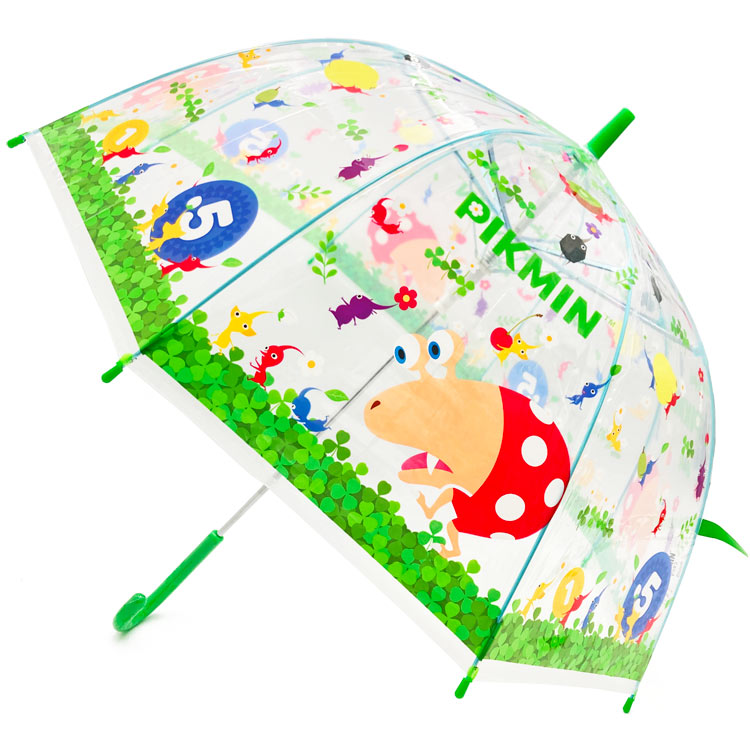 楽天市場】32485 ピクミン 子供ビニール傘 55cm グラスファイバー 雨