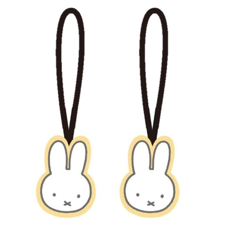 ミッフィー ストラップ ２個セット 楽天市場】ミッフィー ジッパータブ vol.5 miffy face ライト
