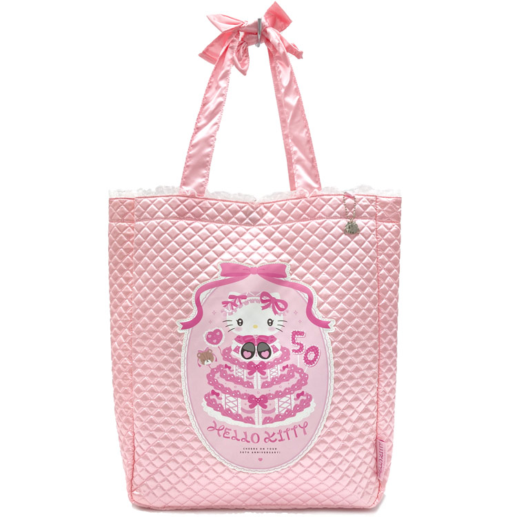 【レトロ激レア】サンリオ キティちゃんキルティングトートバッグ ハローキティ レトロ激レア】サンリオ キティちゃんキルティングトートバッグ