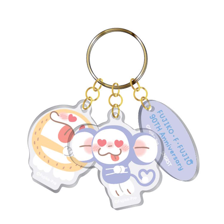 藤子・F・不二雄 3連アクリルキーホルダー チンプイ×モジャ公 キーホルダー 3マスコット コレクション 生誕90周年記念 771601画像