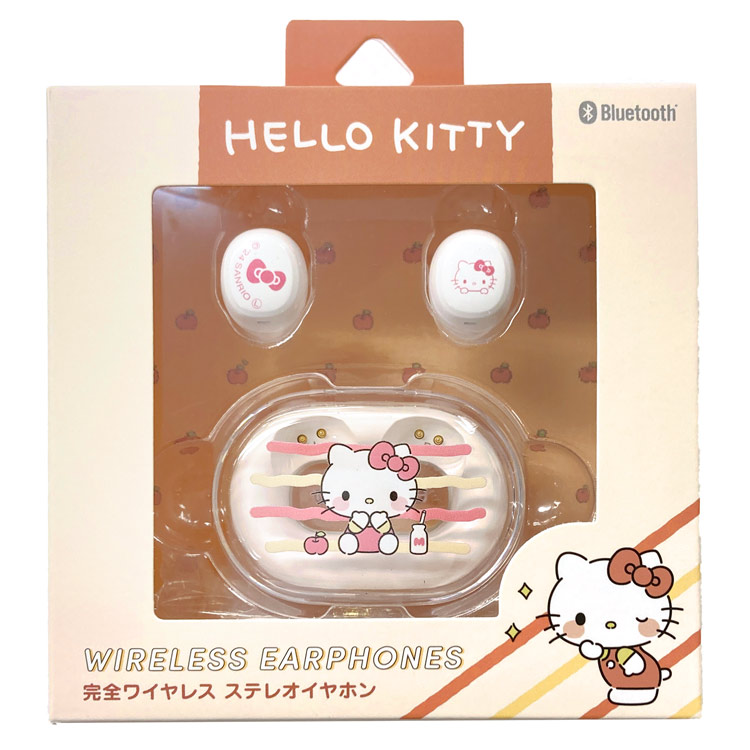 【希少・新品】ハローキティ　イヤホン　ビスケット形 サンリオキャラクターズ 完全ワイヤレスステレオイヤホン | さ行