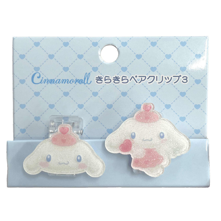 サンリオ　平成コギャル　ときめき　ヘアクリップセット　シナモロール　ハイビスカス サンリオ 平成コギャル ときめき ヘアクリップセット