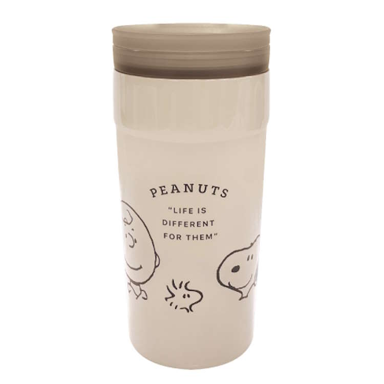 楽天市場】スヌーピー ストロー付き ステンレス タンブラー 550ml