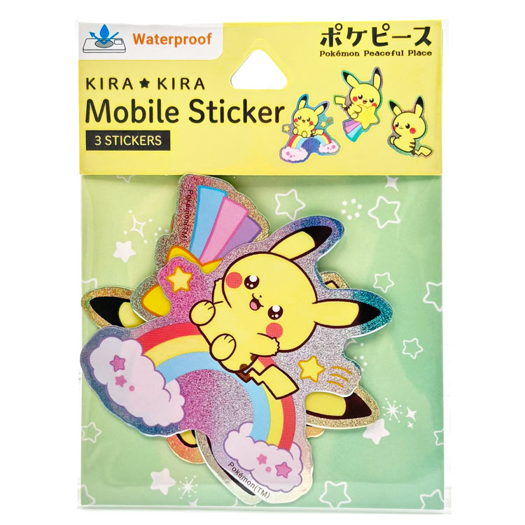 ポケットモンスター ポケモン ウィンドウデコシール 3枚セット 楽天市場】ポケットモンスター モバイルステッカー ブースター 3
