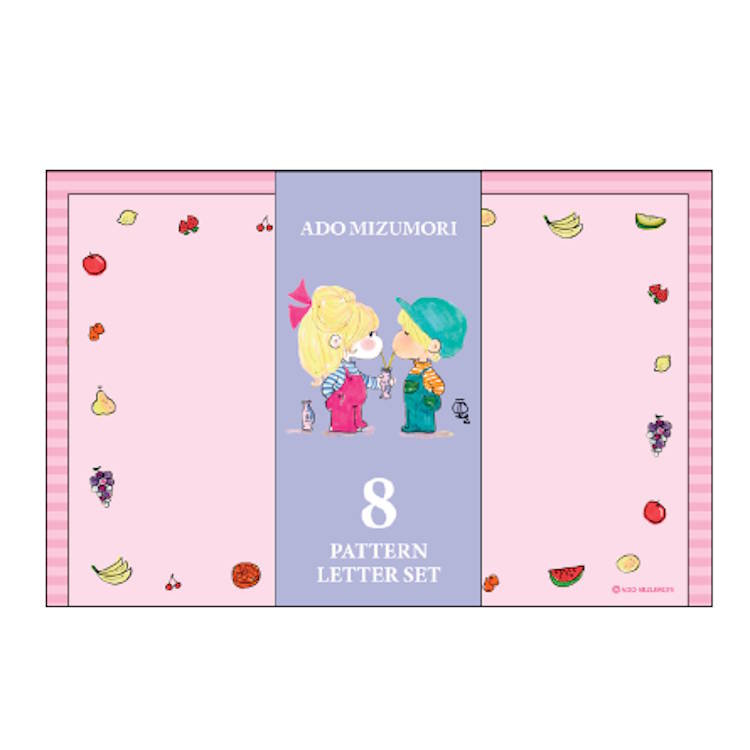 楽天市場】水森亜土 48 レターパッド ピンク 405603 Ado Mizumori 亜土