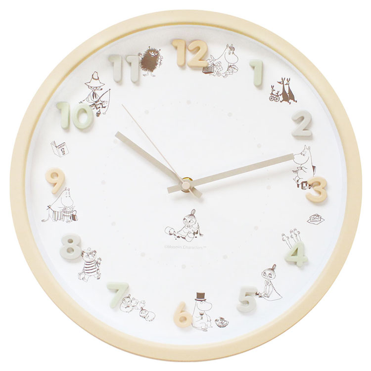 楽天市場】送料無料 ムーミン アイコンウォールクロック MO-5520472BE