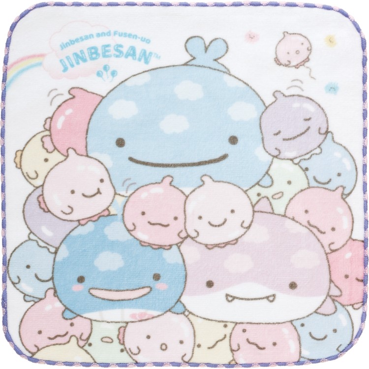 楽天市場】【少年アシベ】ガーゼハンカチ【ゴマちゃんボーダーブルー