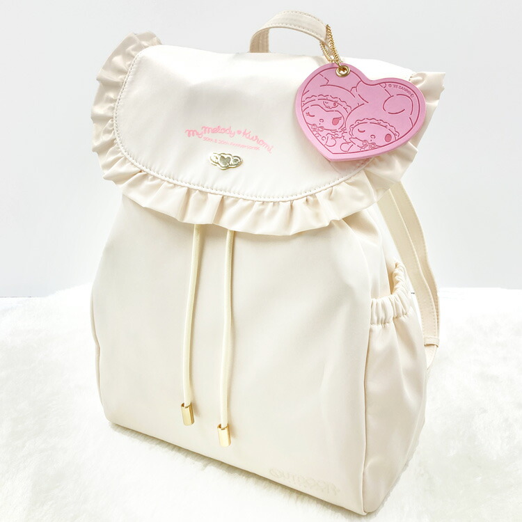 マイメロディ＆クロミ×OUTDOOR フラップリュック 197945 My Melody KUROMI サンリオ アイボリー