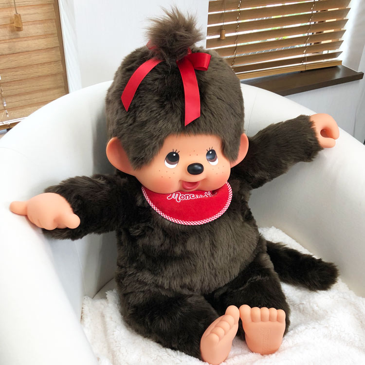 新品タグ付き モンチッチぬいぐるみ　巨大プレミアムスタンダード 2L♡の男の子 モンチッチ ぬいぐるみ 2L 男の子 ブラウン プレミアム スタンダード