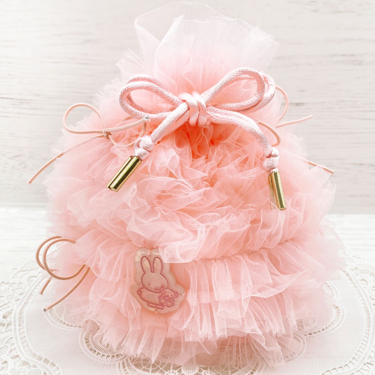 楽天市場】ミッフィー グッズ チュール巾着 PINK シャーベット