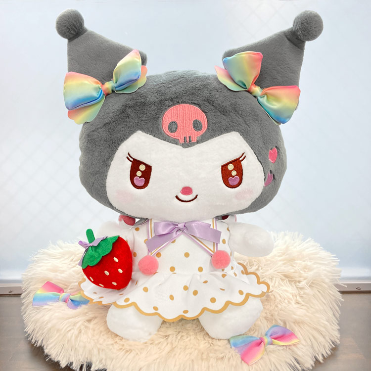 サンリオ いちご新聞 ぬいぐるみ クロミ レア 希少 楽天市場】クロミ アニバーサリーぬいぐるみM 209764 いちご新聞