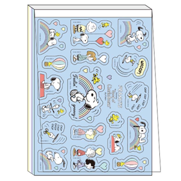 楽天市場】スヌーピー メモパッド シール付きメッセージ メモ帳