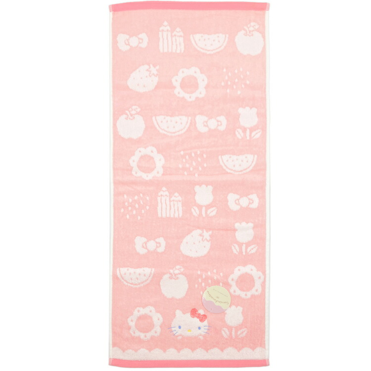 楽天市場】フェイスタオル ハローキティ ブルームキティ 886887