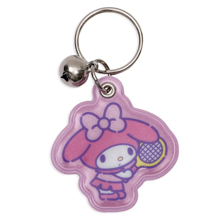 HELLO KITTY 体育会系 バトミントン部 キティキーホルダー 新品未使用 楽天市場】ハローキティ 自転車キーホルダー バドミントン部