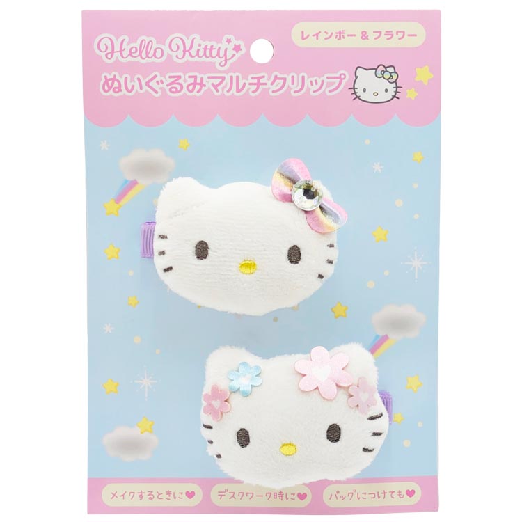 ☆激レア☆カオハナ◡̈♥︎ ハローキティ 水色　マグネットクリップ レトロ ☆激レア☆カオハナ◡̈♥︎ ハローキティ 水色 マグネット