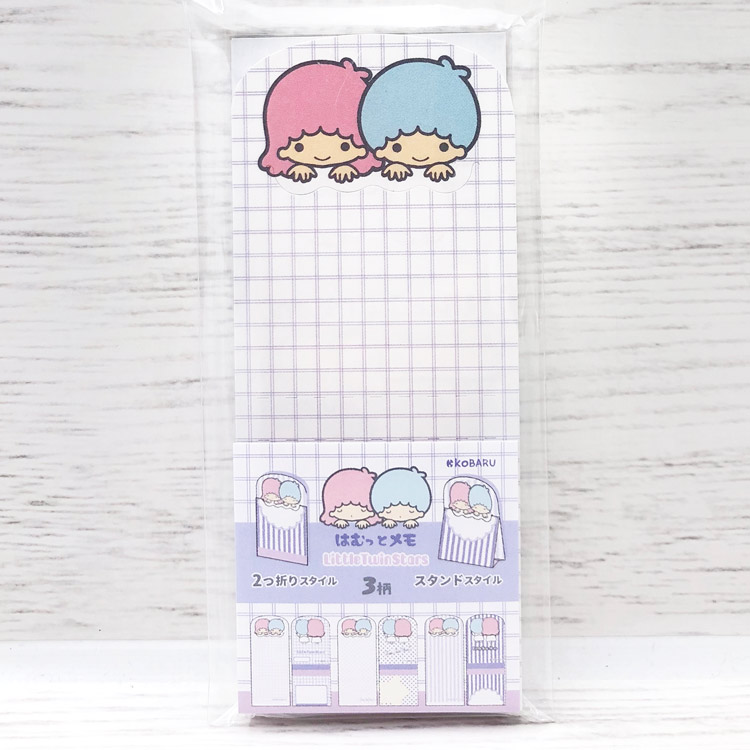 【レトロ】キキララ　メモ帳　ボリュームメモ　リトルツインスターズ　サンリオ レトロ】キキララ メモ帳 ボリュームメモ リトルツインスターズ