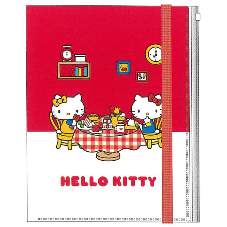 楽天市場】ハローキティ A4 クリアファイル ゴムバンド付 5