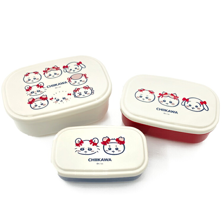 楽天市場】ちいかわ 4点ロック2段ランチボックス 267523 リボン