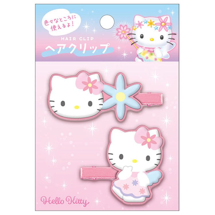 楽天市場】ヘアクリップ ハローキティ ファンタジー エンジェル