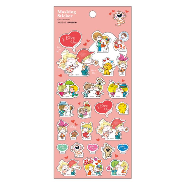 LoveFes 景品交換用特典シール 土火水風ハッピーシール 4枚セット LoveFes 景品交換用特典シール 土火水風ハッピーシール 4枚セット