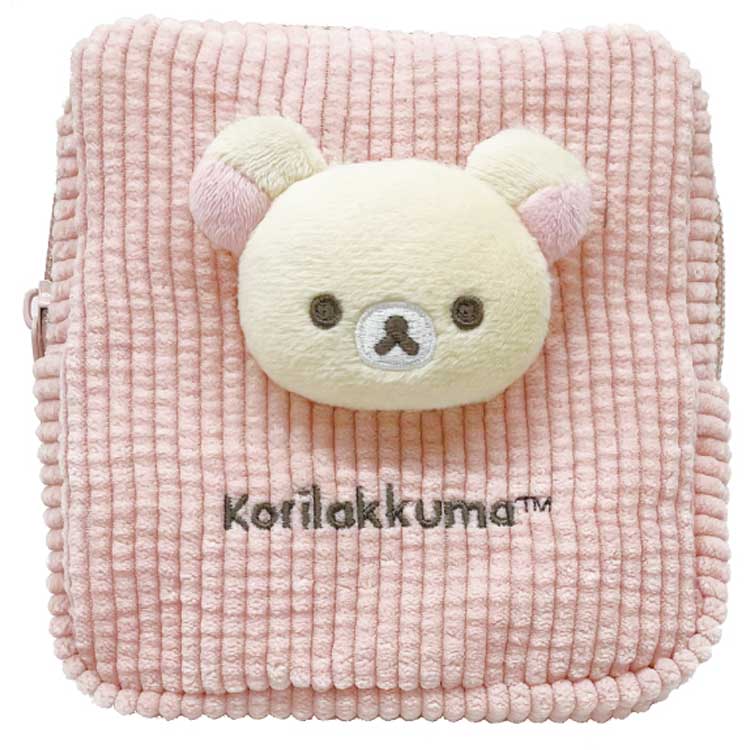 リラックマ　CD ポーチ　フワモコ リラックマ CD ポーチ フワモコ