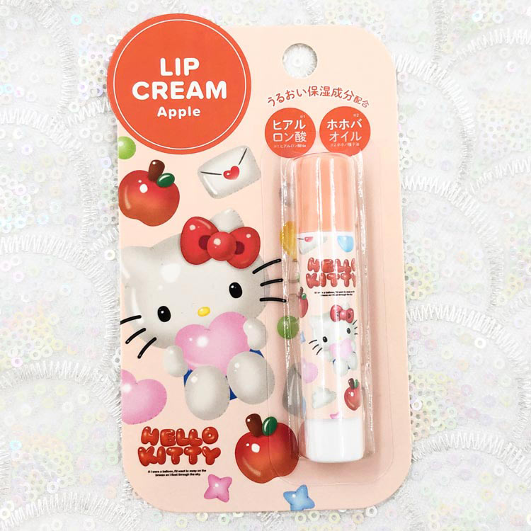 楽天市場】ハローキティ マスコット付き リップグロス アップルの香り