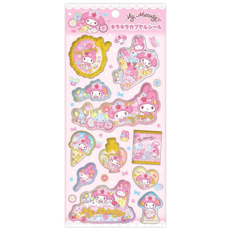 マイメロディ　未使用品 ◇【マイメロディ】フェイス型2WAYキラキラミニショルダー
