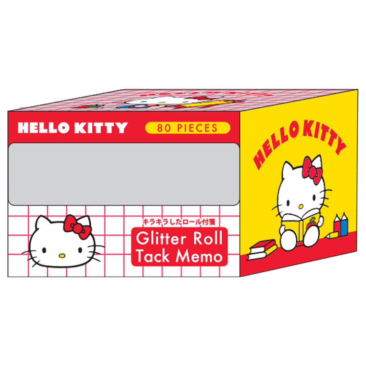 楽天市場】ハローキティ グリッターロールステッカーメモ 929514 プチ