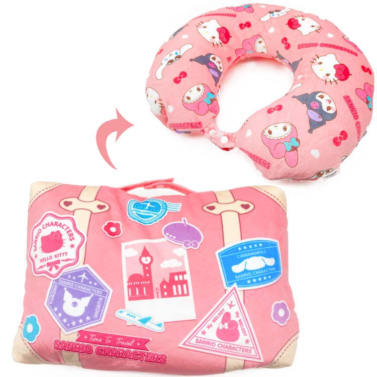 楽天市場】ハローキティ ミニ ネックピロー トラベルピロー ラメハート