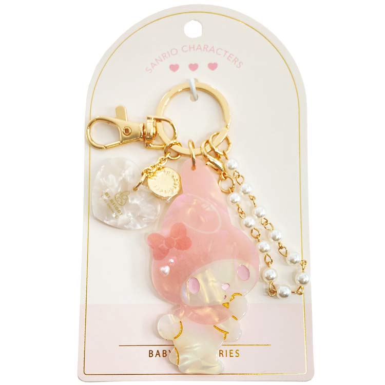 きらめきビジュー バッグチャーム マスコットキーホルダー マイメロディ サンリオ きらめきビジュー バッグチャーム マスコットキーホルダー マイ