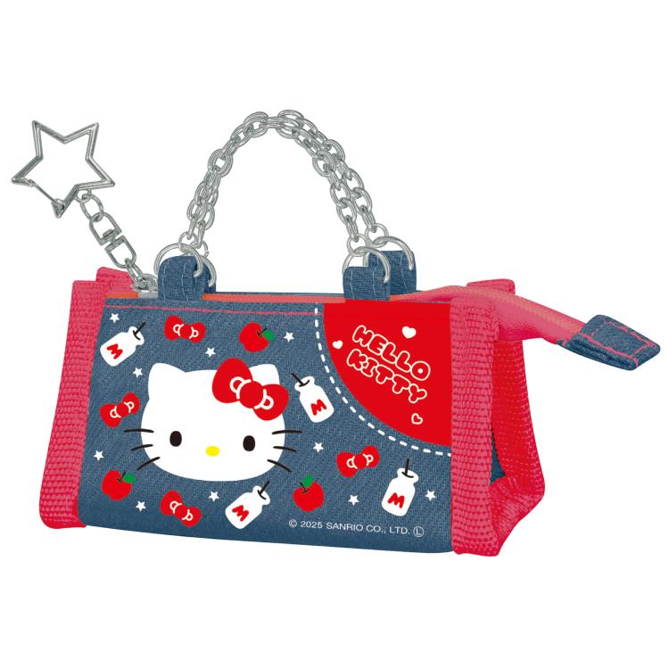 楽天市場】サンリオデニムポーチ キーホルダー ハローキティ 307490
