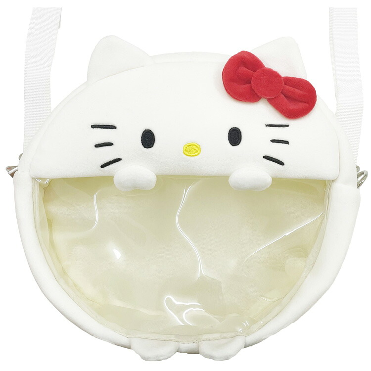 【楽天市場】ハローキティ 2wayぬいぐるみクリアバッグ ホワイト 157088 推し活グッズ 白：キャラクターズショップ ラフラフ