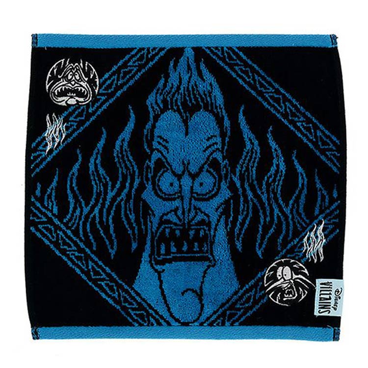 ヴィランズ ミニタオル ダークフェイスブルー ハデス 004430 Disney ディズニー ヘラクレス 丸眞画像