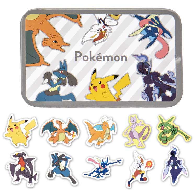 楽天市場】ポケモン フレークシール 缶入りシール ダイカット 新商品